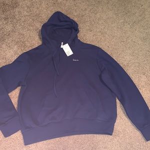 H&M navy blue hoodie NWT “Love”